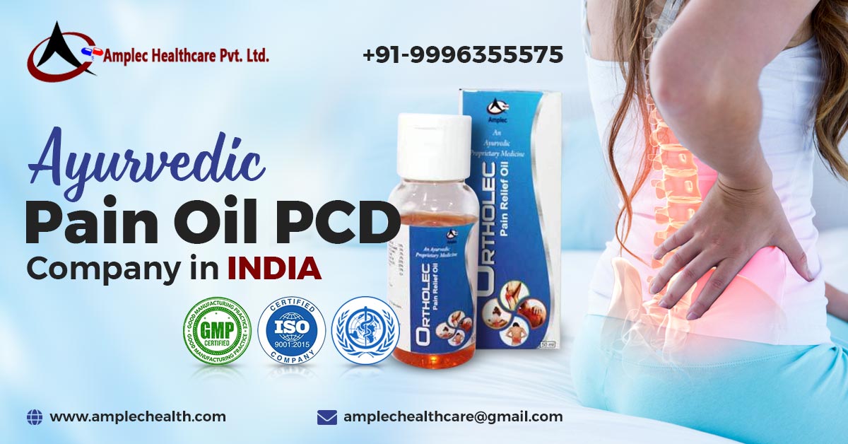 ayurvedic pain oil PCD company in India