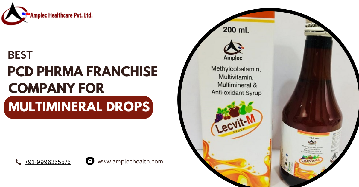 PCD Pharma Franchise For Multimineral Drops | Amplec Healthcare